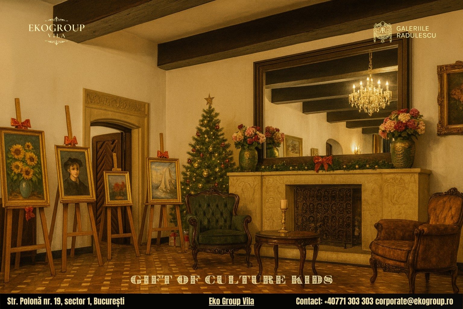 Cadouri de Crăciun copii: O experiență de neuitat la expoziția „Crăciunul anilor ’30” de la Eko Group Vila